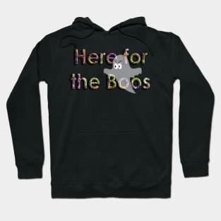 Halloween Ghost Here for the Boos Hoodie